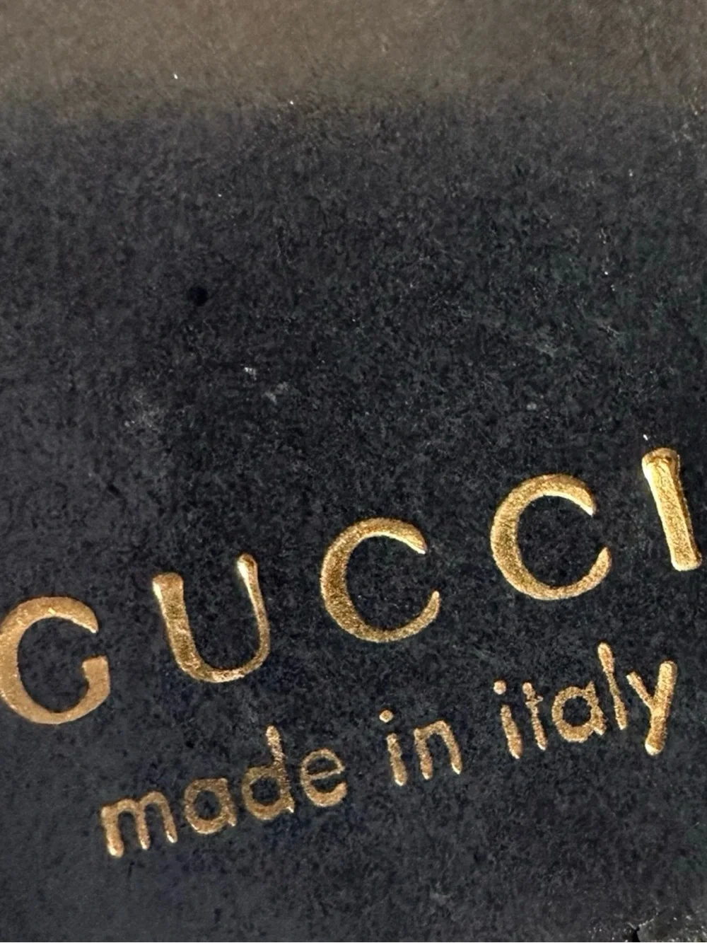 Vintage Gucci Black Smooth Leather Pocket Planner Agenda Cover all inclusive